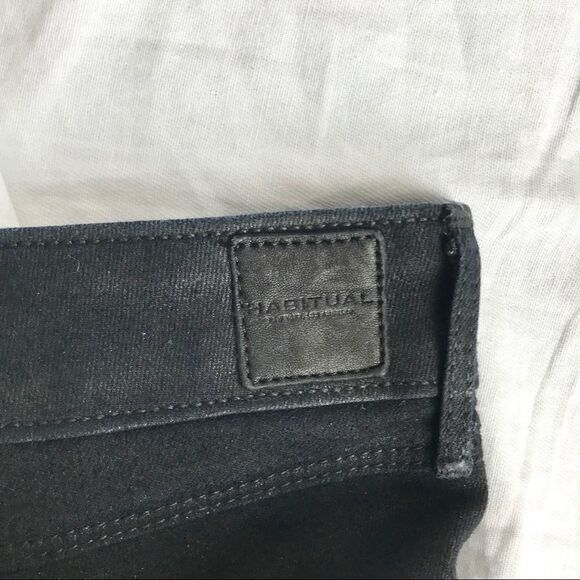 Habitual Onyx Waxy Shiny legging jeans Size 28 - Picture 9 of 13